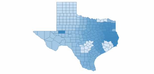 texas created by AnyChart Team