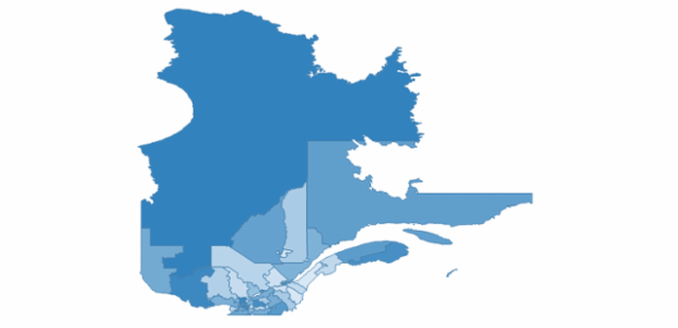 quebec created by AnyChart Team