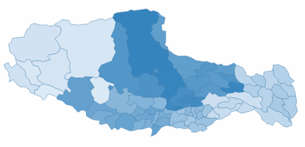 tibet created by AnyChart Team