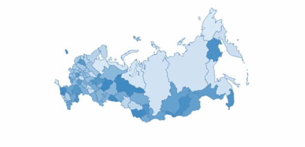russia created by AnyChart Team russia created by AnyChart Team