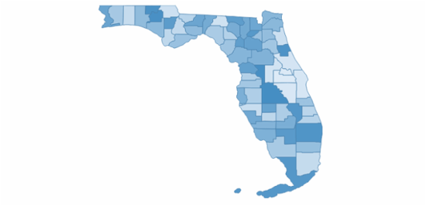 florida created by AnyChart Team