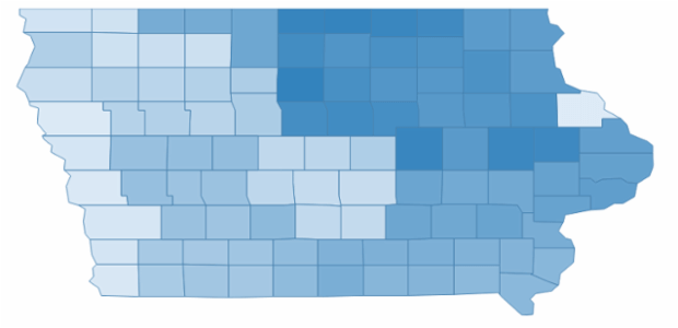 iowa created by AnyChart Team iowa created by AnyChart Team