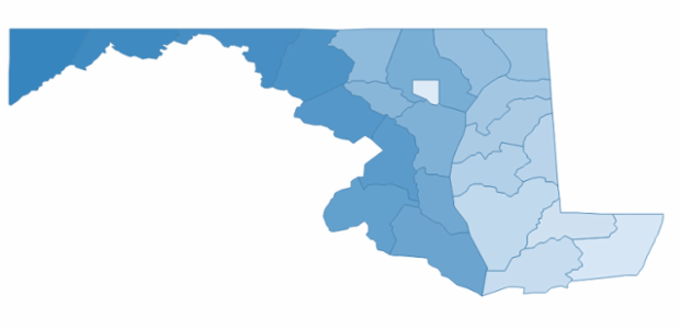 maryland created by AnyChart Team