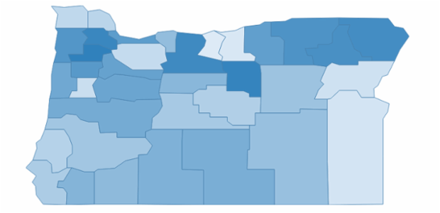 oregon created by AnyChart Team