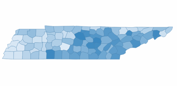 tennessee created by AnyChart Team
