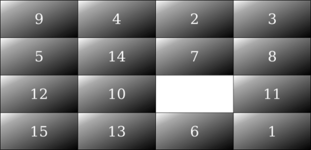 Puzzle 15 created by anonymous