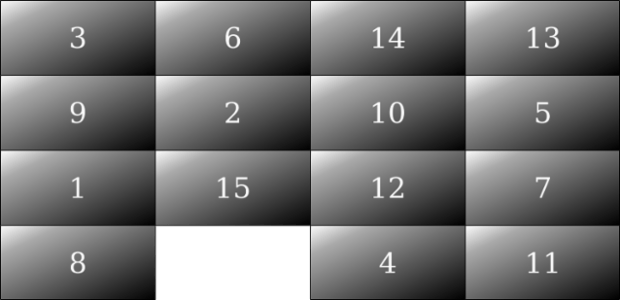 Puzzle 15 created by anonymous