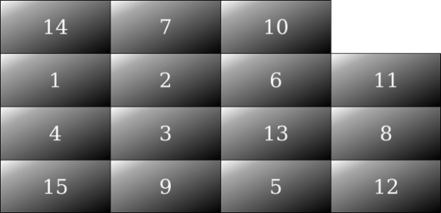 Puzzle 15 created by anonymous