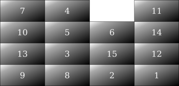 Puzzle 15 created by anonymous