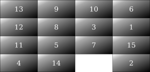 Puzzle 15 created by anonymous