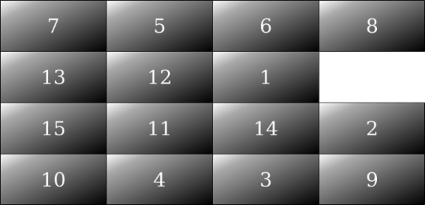 Puzzle 15 created by anonymous