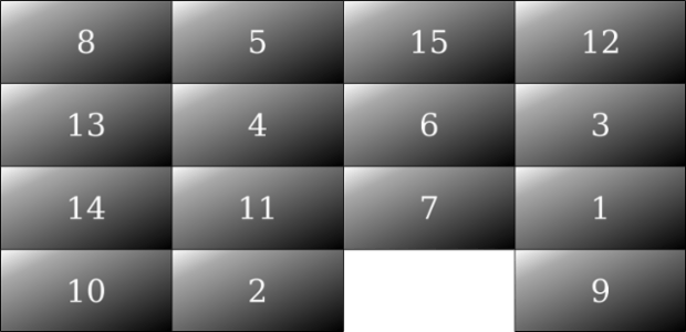 Puzzle 15 created by anonymous