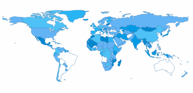 Geo Map created by anonymous, AnyMap - Add interactive map charts with drilldown and routes