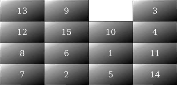 Puzzle 15 created by anonymous