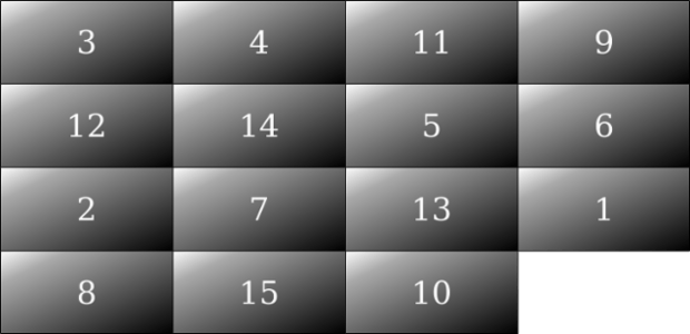 Puzzle 15 created by anonymous