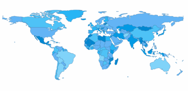 Geo Map created by anonymous, AnyMap - Add interactive map charts with drilldown and routes