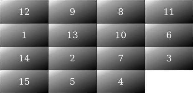 Puzzle 15 created by anonymous