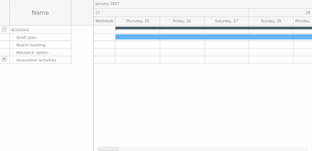GANTT Chart - Buttons in Separate Column created by anonymous